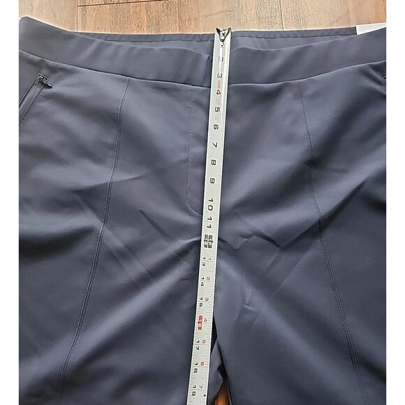 NWT Lane Bryant On The Go Straight Leg Mid Rise Blue Slacks Size 26 - Picture 2 of 6